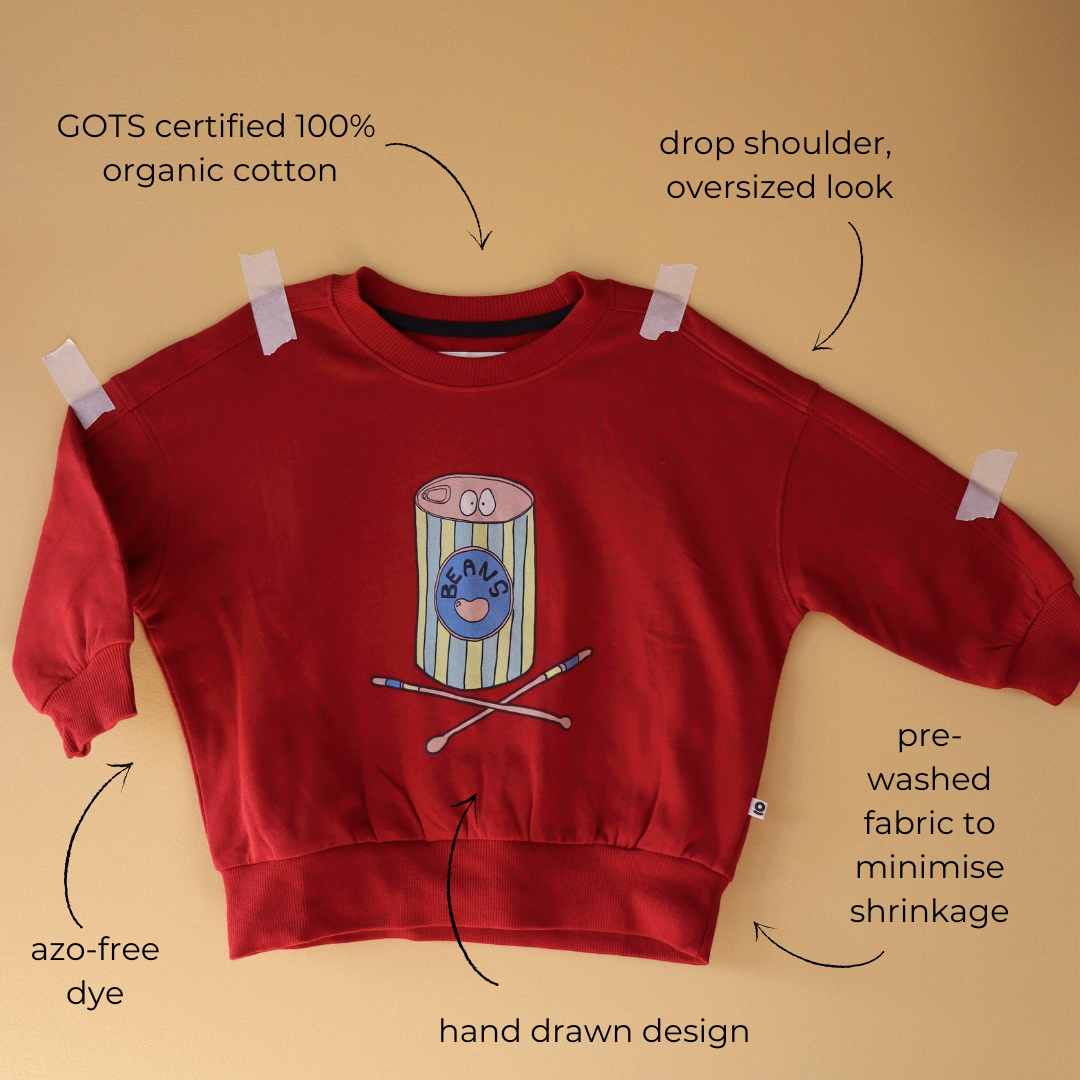 Rock n roll beans organic jumper