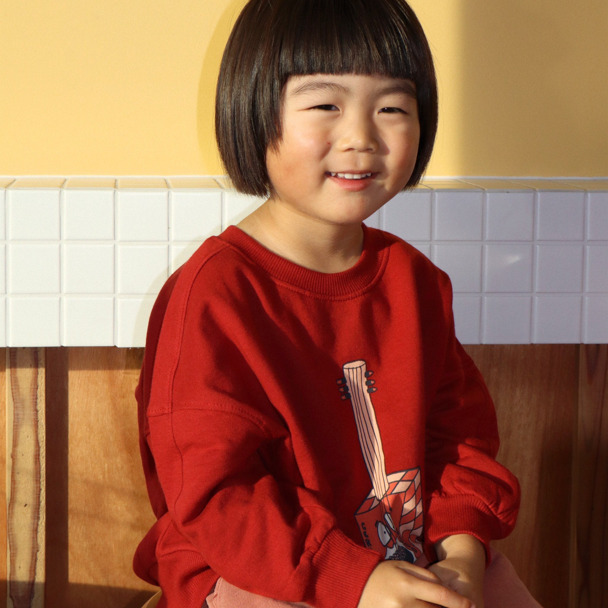 Cereal-sly good guitar organic jumper