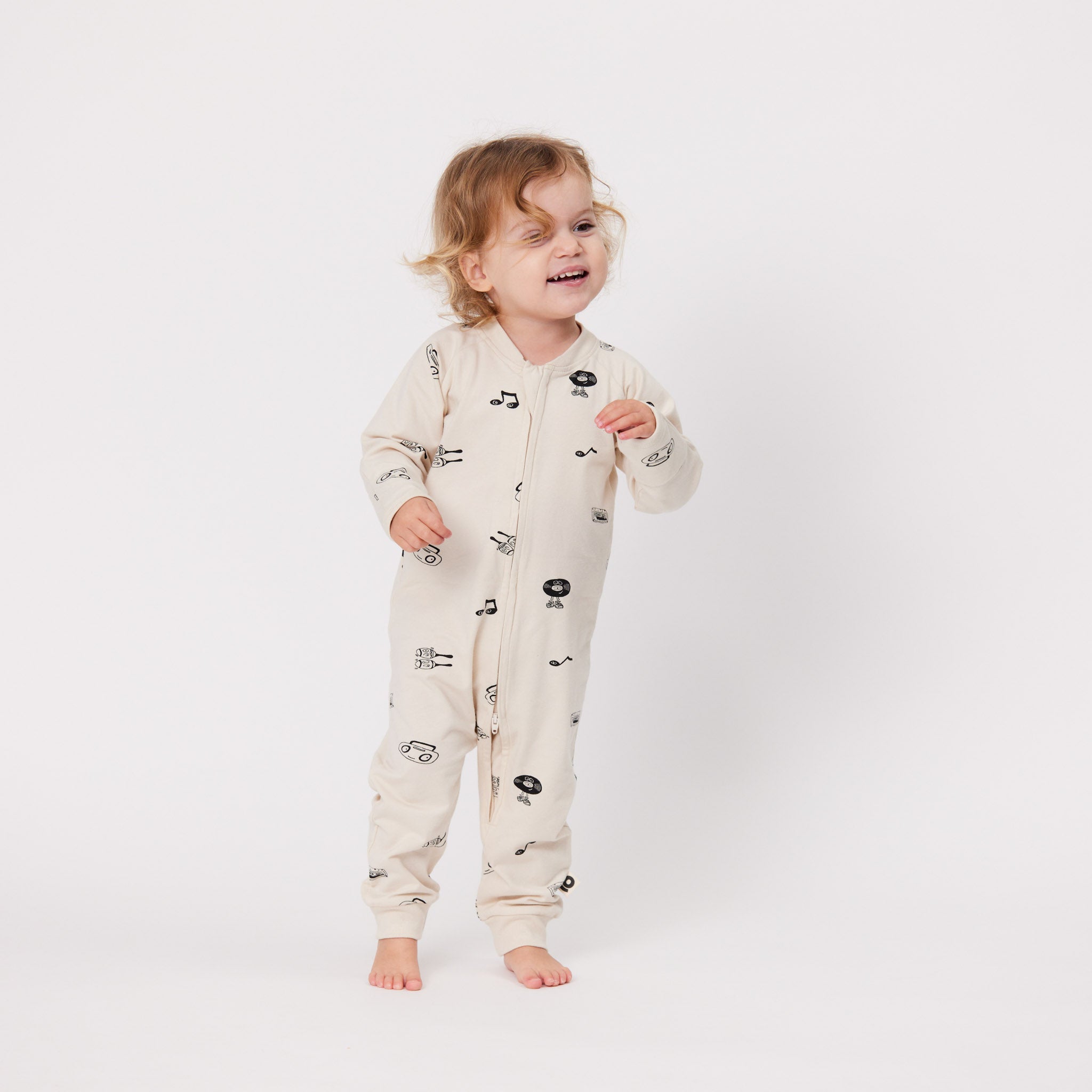 Groovy groms organic sleepsuit